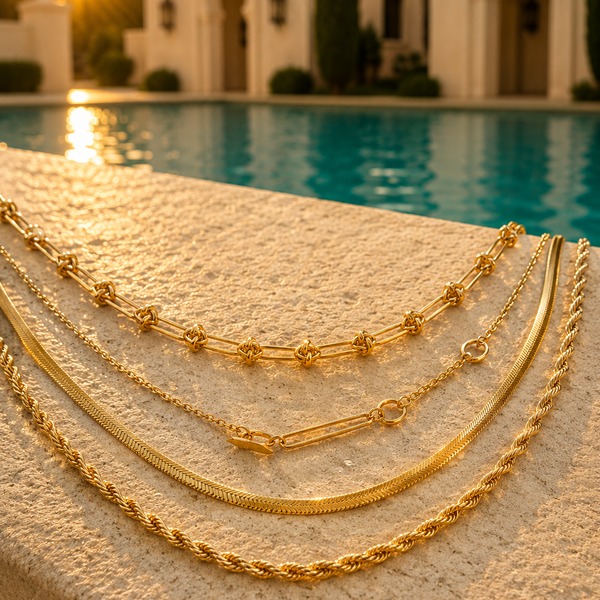 The Legacy Stack — Triple Necklace Set