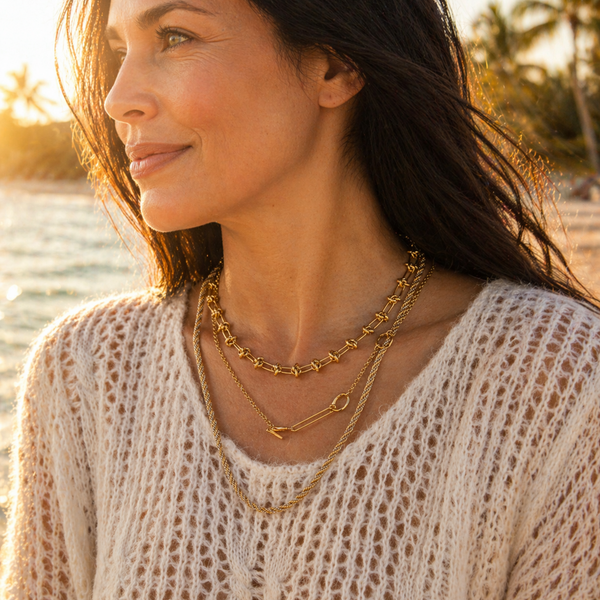 The Legacy Stack — Triple Necklace Set