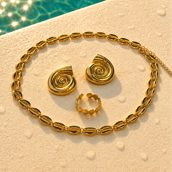 Spiral Shell Earrings