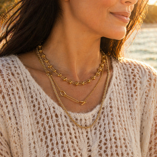 The Legacy Stack — Triple Necklace Set