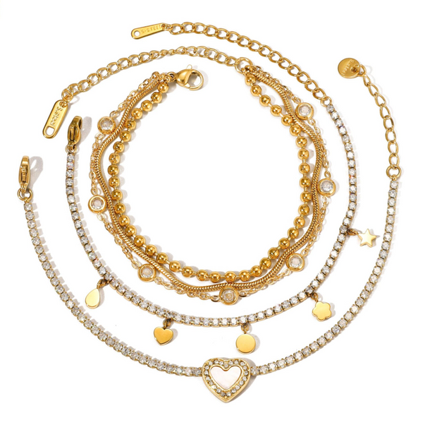 The Golden Era Bracelet Stack